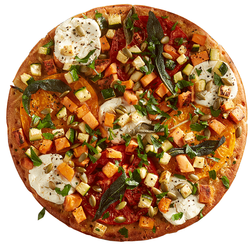 Chickpea-Crust-Topped
